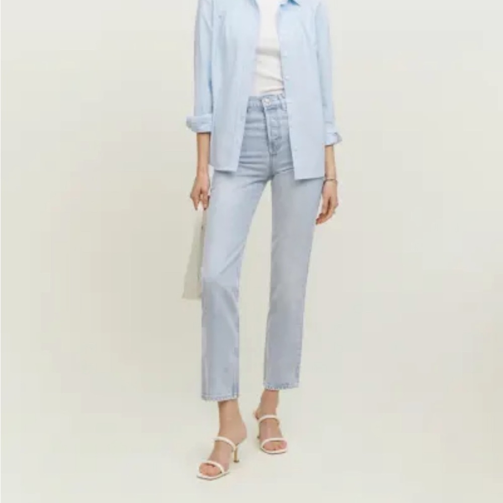 Cynthia High Rise Straight Jeans from Reformation